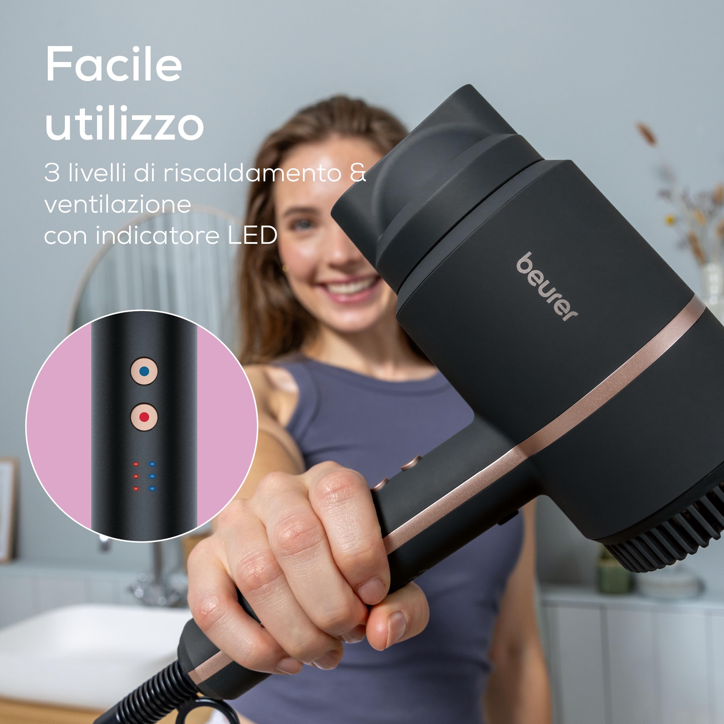 beurer-hc-35-asciugacapelli-compatto-con-funzione-ionica-1600-2000-w-display-led image 3