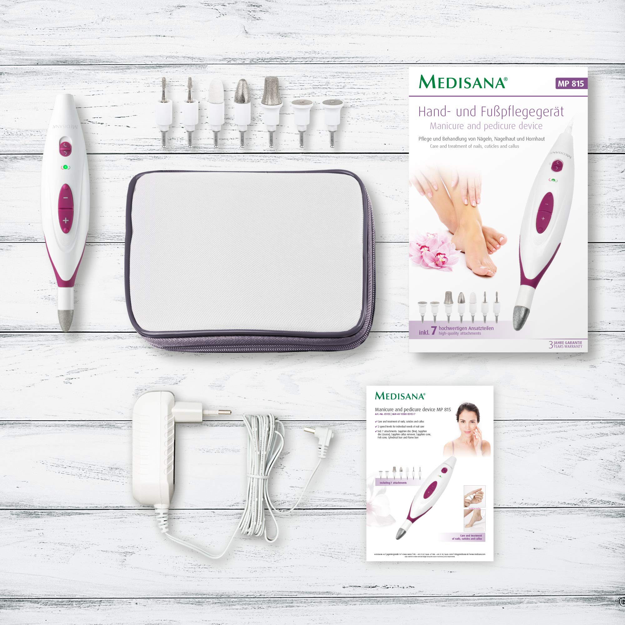 medisana-mp-815-set-manicure-e-pedicure-elettrico-con-7-accessori-2-velocit-fino image 7