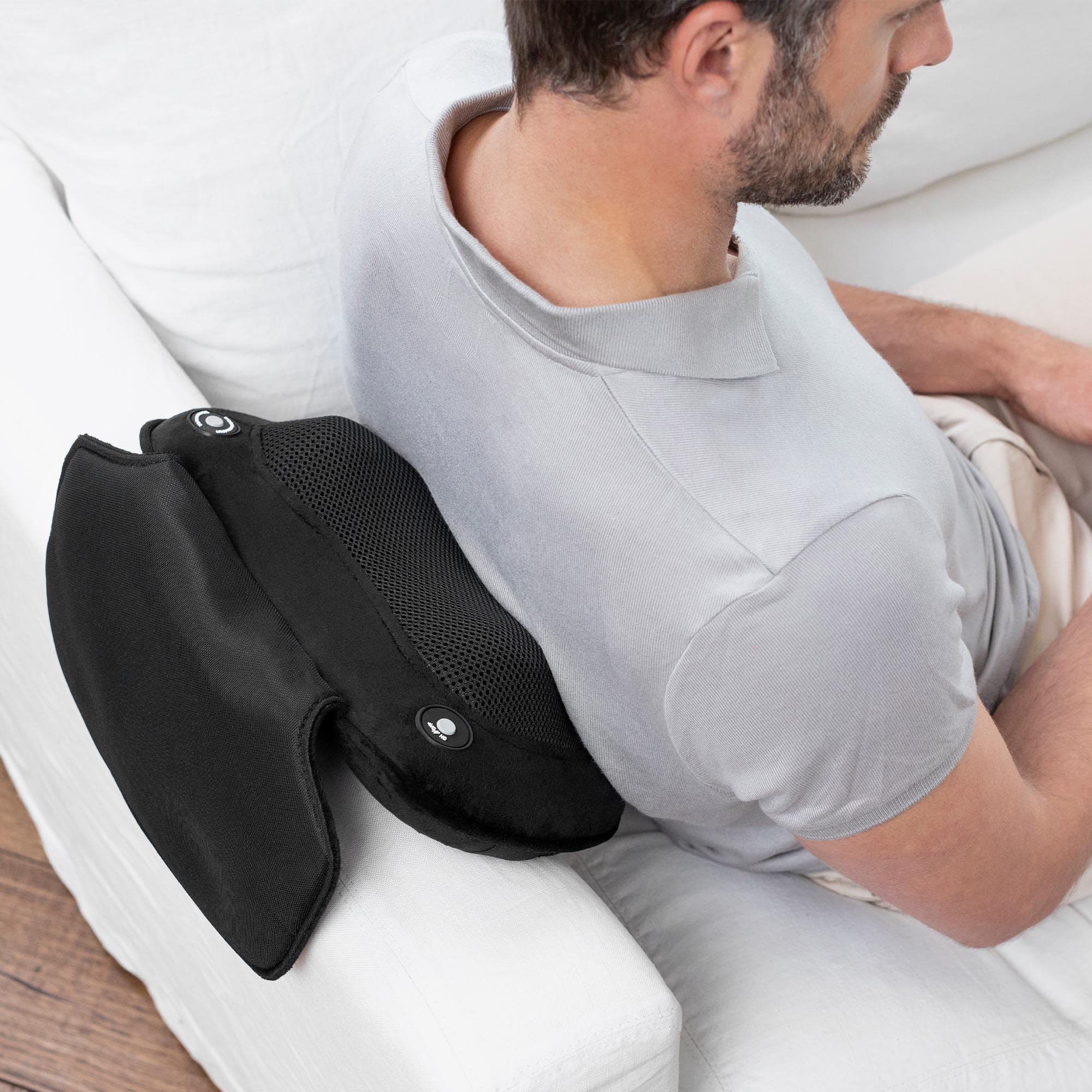 medisana-mc-850-cuscino-per-massaggio-shiatsu-con-funzione-calore-4-teste-rotant image 2