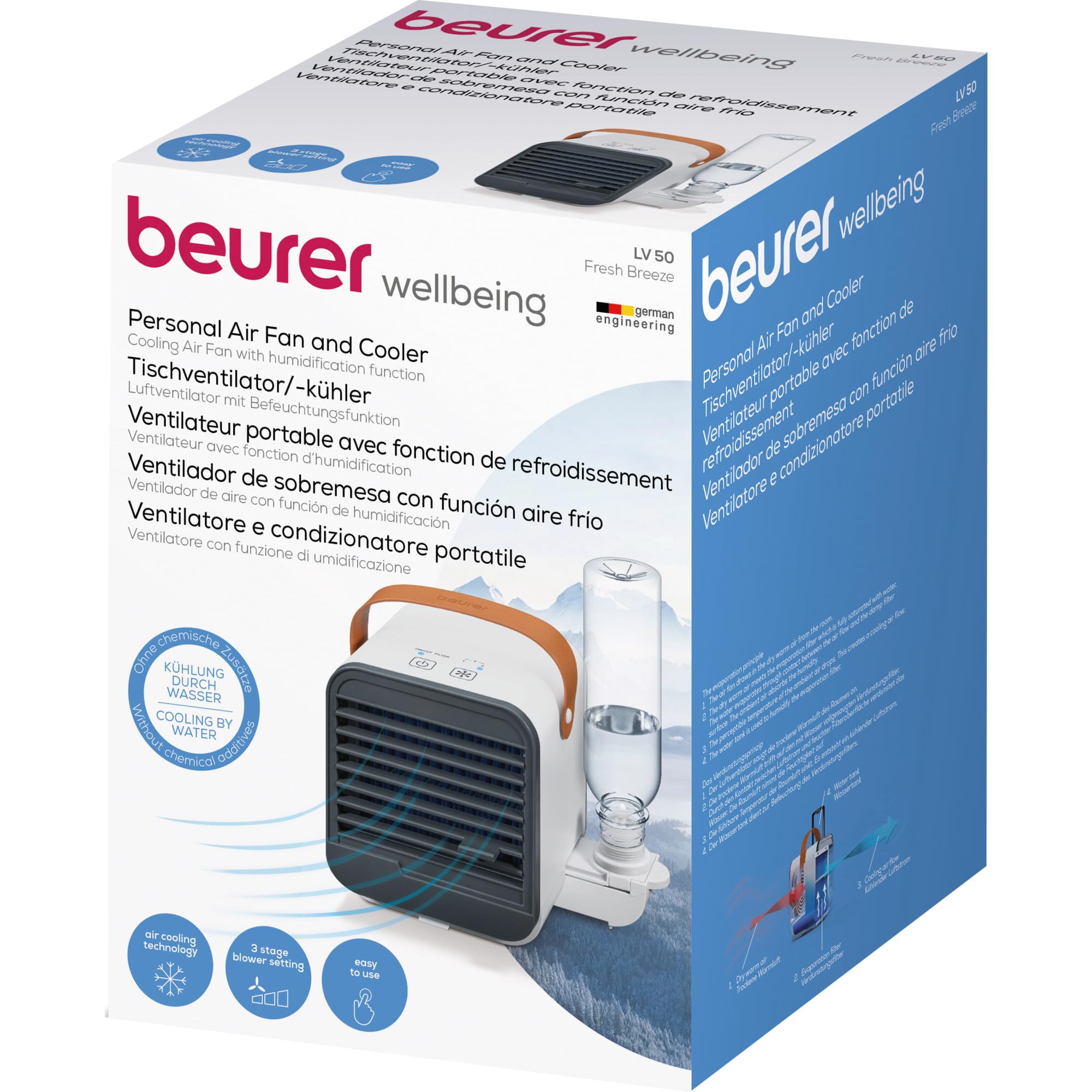 beurer-lv-50-fresh-breeze-raffrescatore-d-aria-portatile-con-umidificazione-a-ev image 3